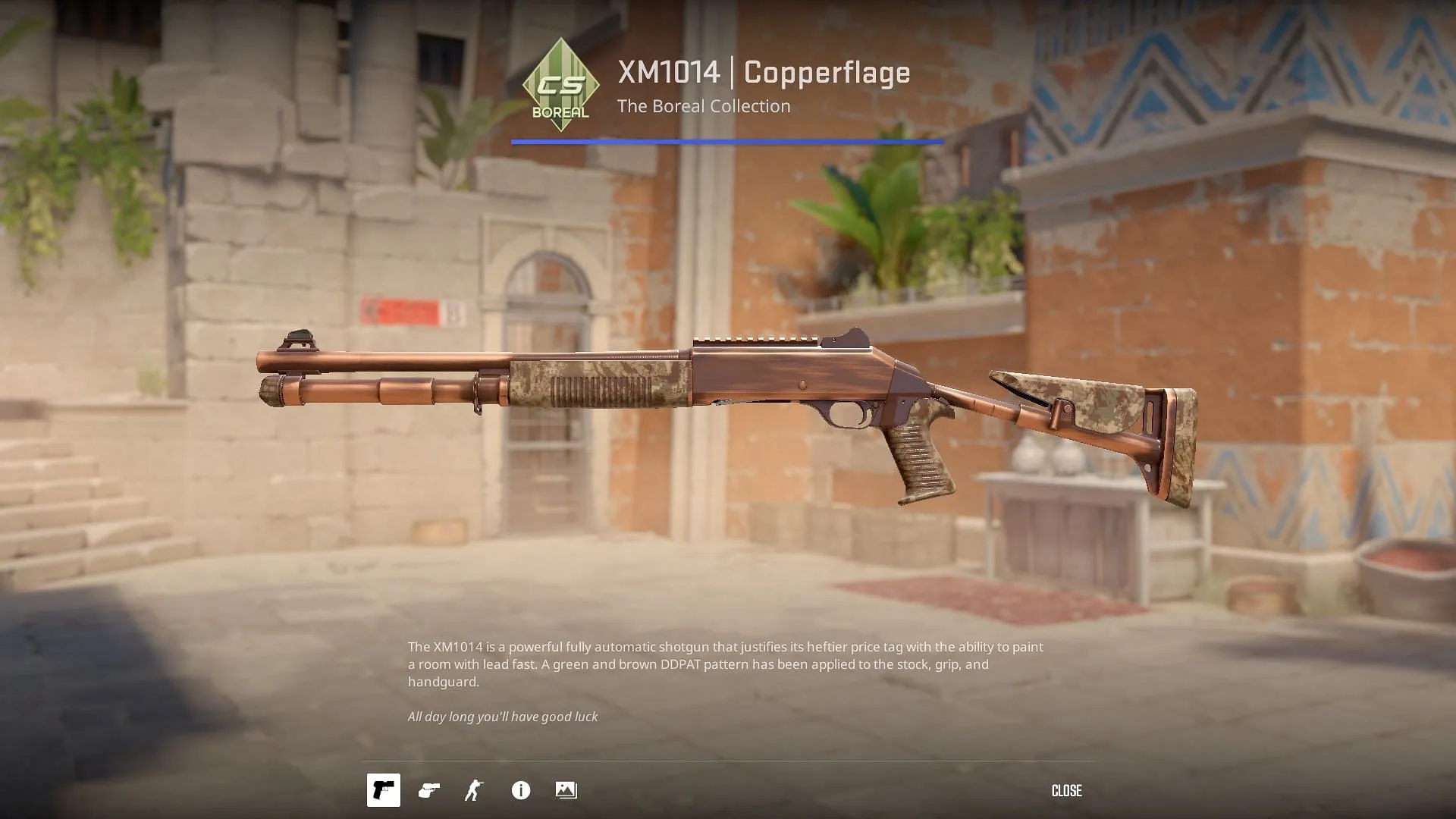 XM1014 | Copperflage (Image via Valve)