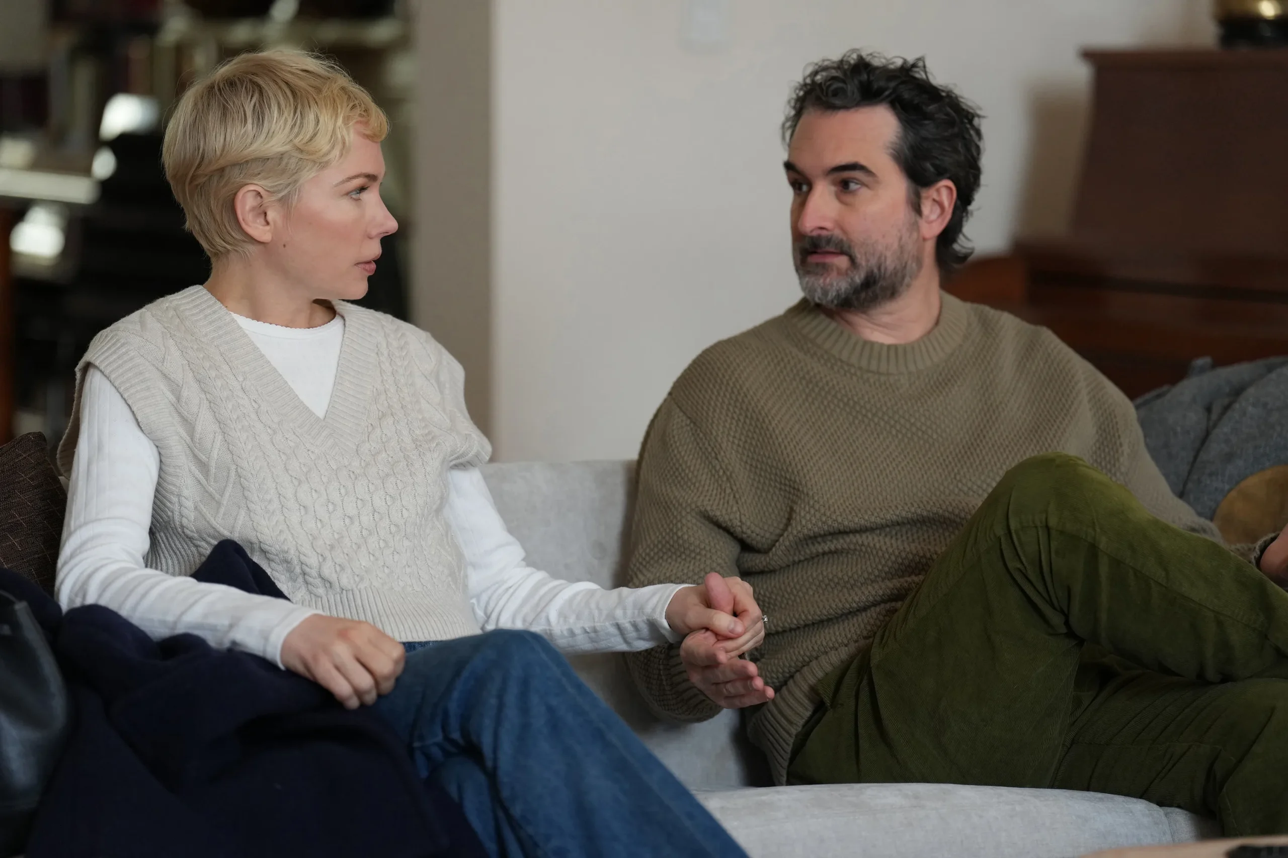 Michelle Williams and Jay Duplass in Dying for Sex. Michelle Williams and Jay Duplass in Dying for Sex.