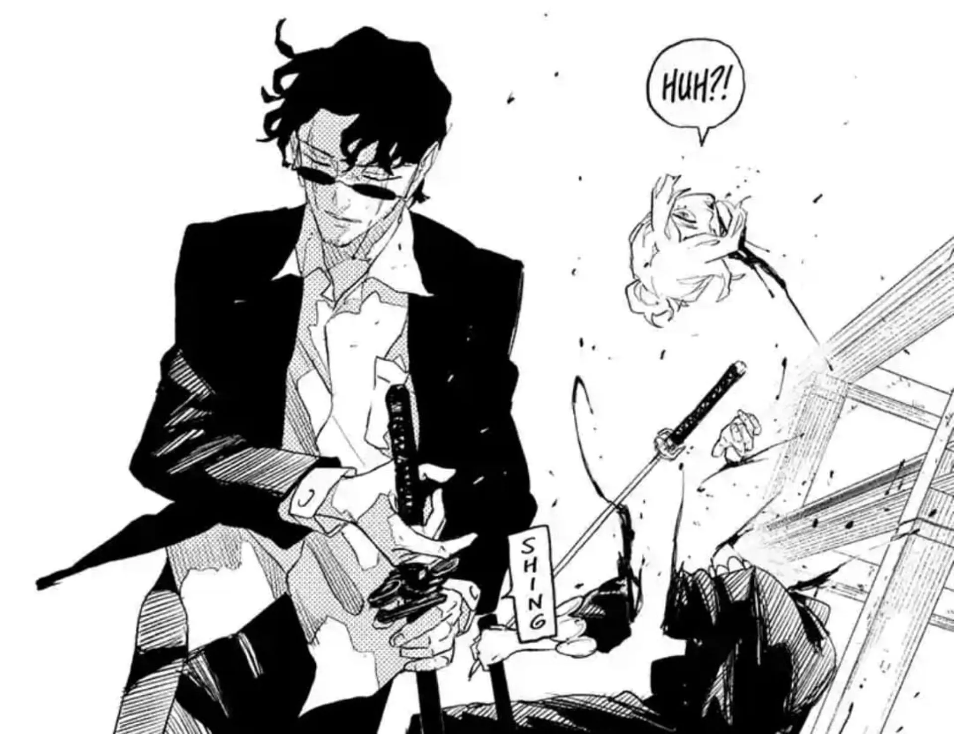 Samura, as seen in the chapter (Image via Shueisha) Samura, as seen in the chapter (Image via Shueisha)