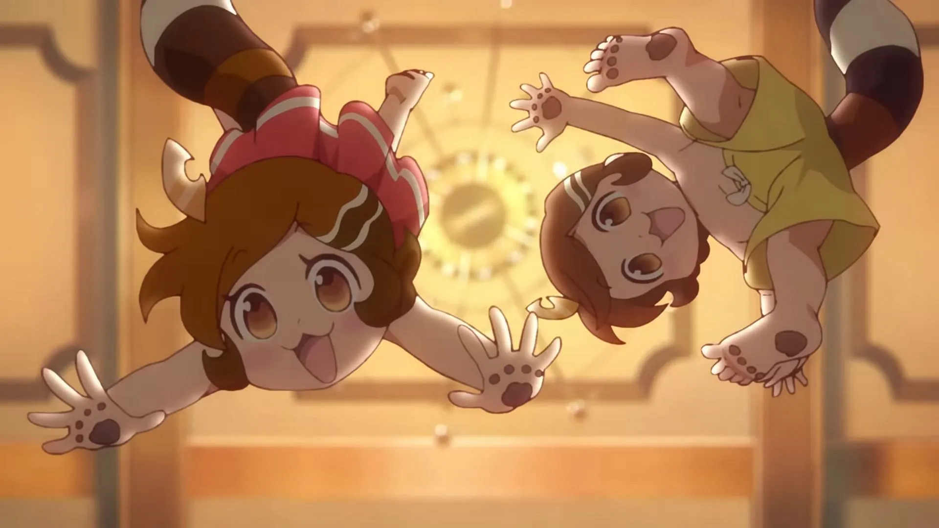 Ponko and Fuguri as seen in the Apocalypse Hotel anime (Image via CygamesPictures) Ponko and Fuguri as seen in the Apocalypse Hotel anime (Image via CygamesPictures)