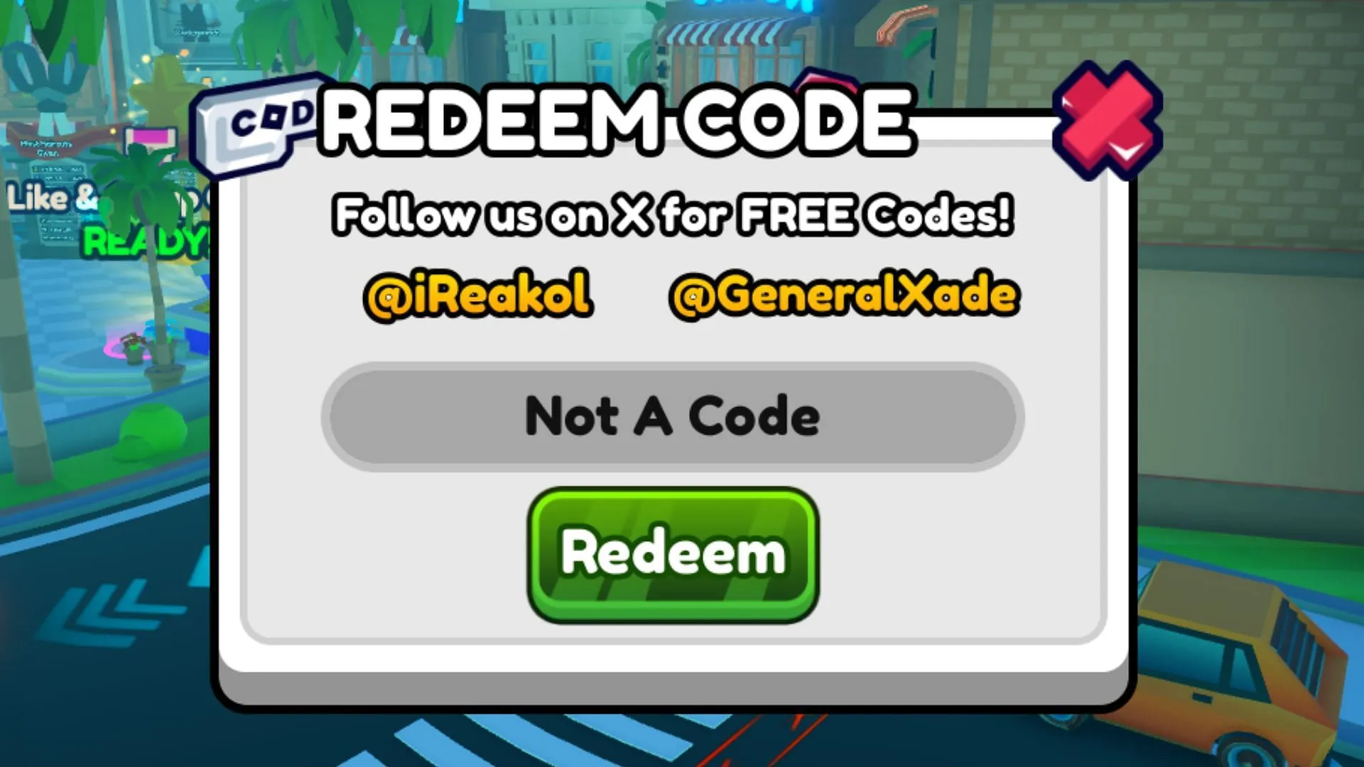 The Cautious Clippers invalid code issue (Image via Roblox) The Cautious Clippers invalid code issue (Image via Roblox)