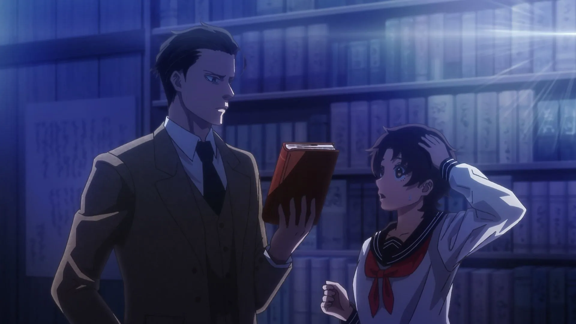 Akihiko and Kanna, as seen in the trailer (Image via 100studio)