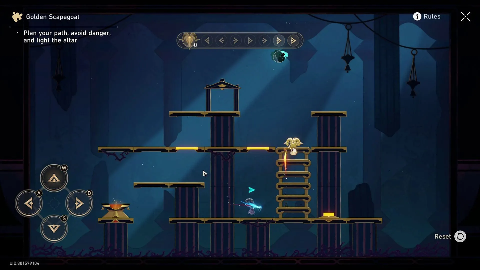 Second Golden Scapegoat puzzle solution (Image via HoYoverse)