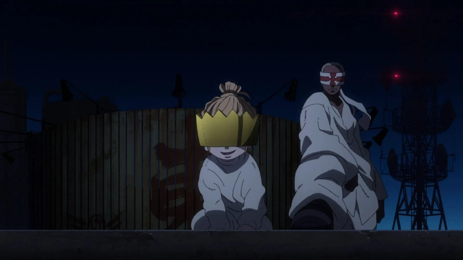 Haumea and Charon as kids in the Fire Force series (Image via David Production) Haumea and Charon as kids in the Fire Force series (Image via David Production)