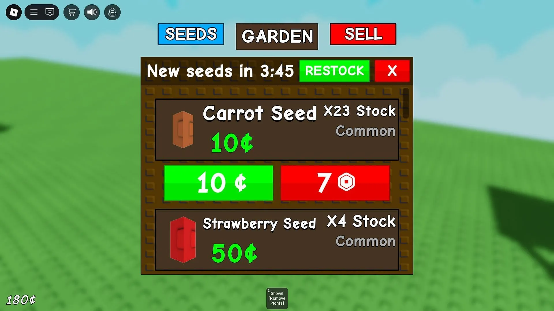 The Seed Shop (Image via Roblox)