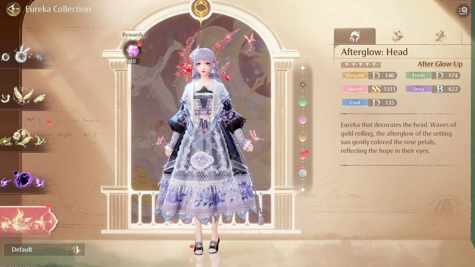 Complete a whole Eureka set in matching colors to claim rewards