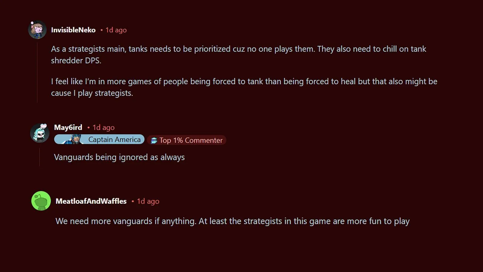 Comments from the community (Image via Reddit || r/MarvelRivals) Comments from the community (Image via Reddit || r/MarvelRivals)