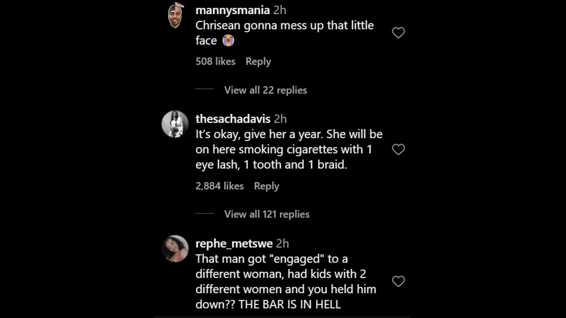 Further reactions from netizens on social media. (Image via Instagram)