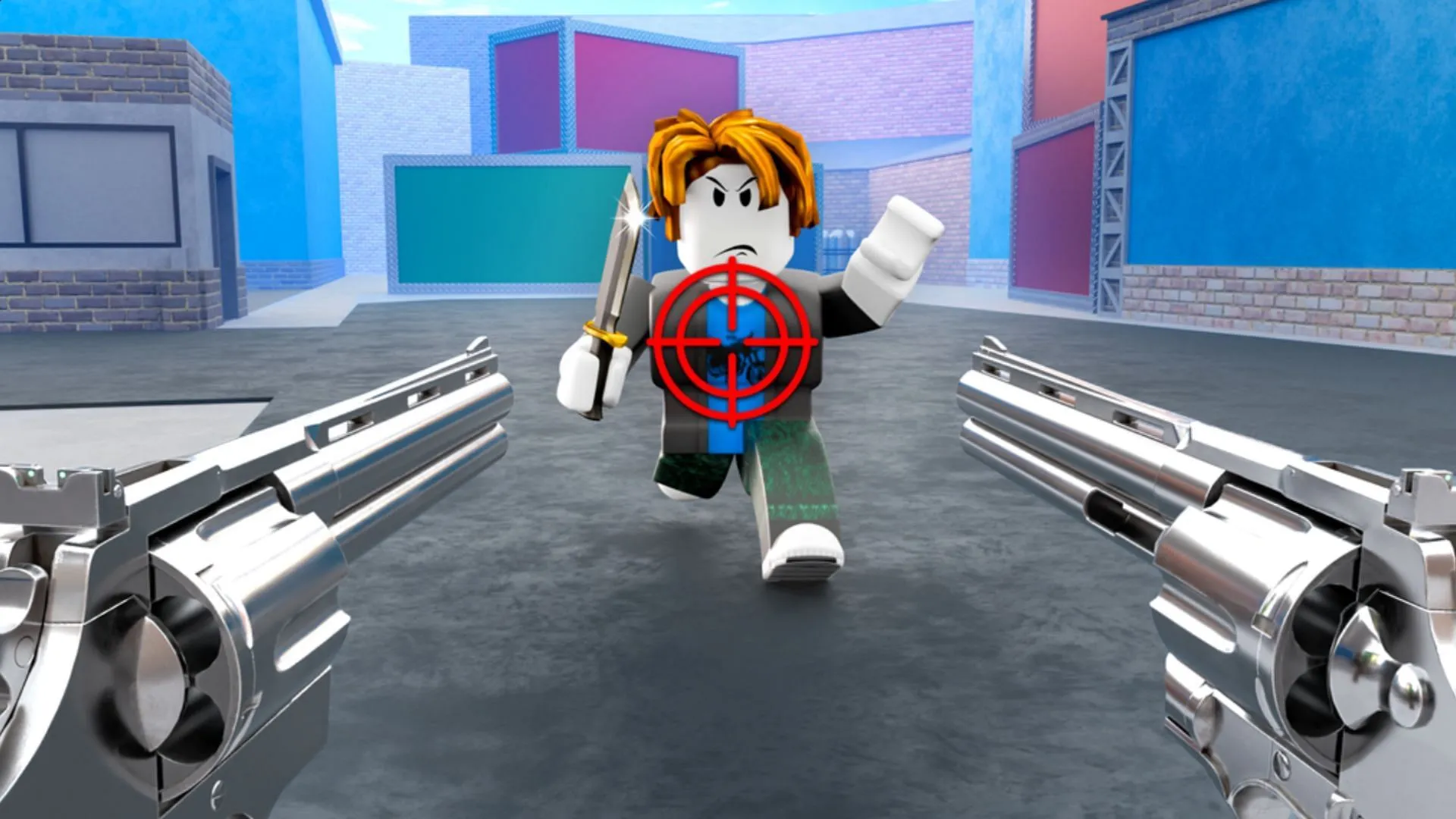 Engage in intense solo or team-based duels (Image via Roblox) Engage in intense solo or team-based duels (Image via Roblox)
