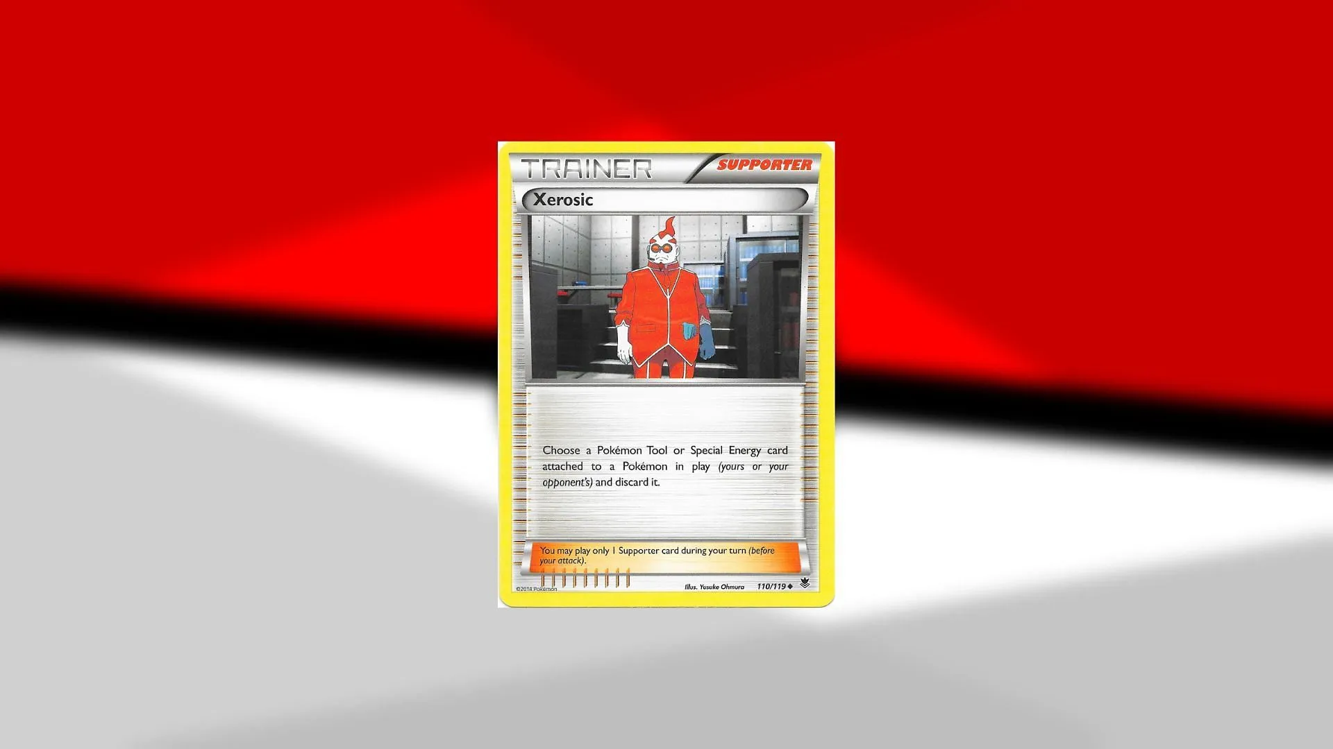 Xerosic in the Pokémon Trading Card Game (Image via The Pokémon Company) Xerosic in the Pokémon Trading Card Game (Image via The Pokémon Company)