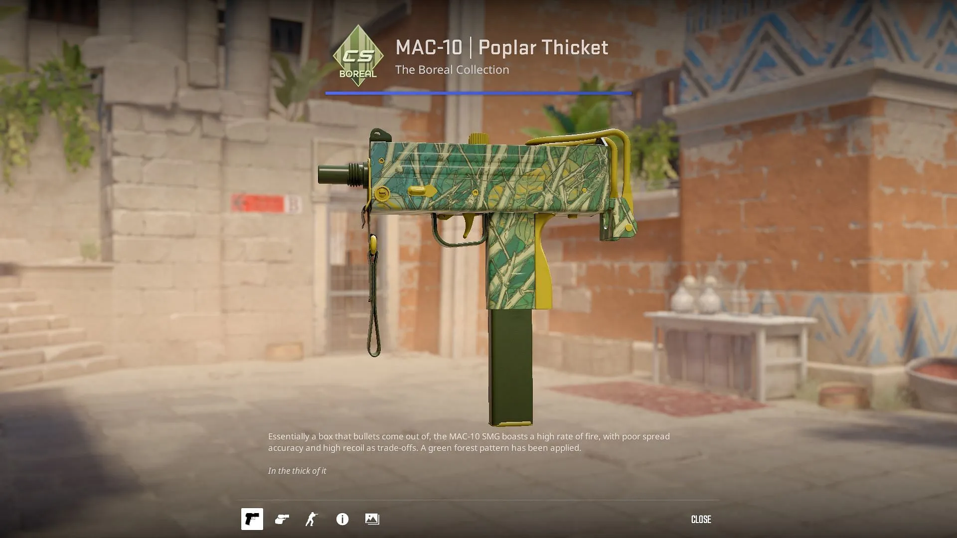 MAC-10 | Poplar Thicket (Image via Valve)
