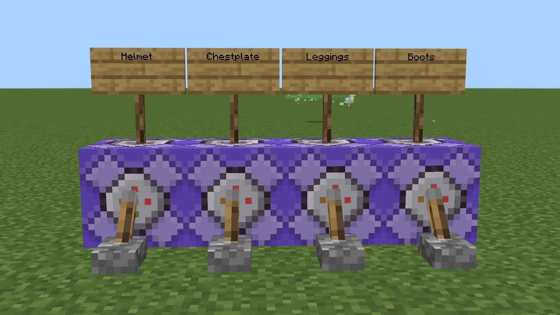 Configure command blocks to equip mobs with armor. (Image via Sportskeeda Gaming || Mojang Studios) Configure command blocks to equip mobs with armor. (Image via Sportskeeda Gaming || Mojang Studios)