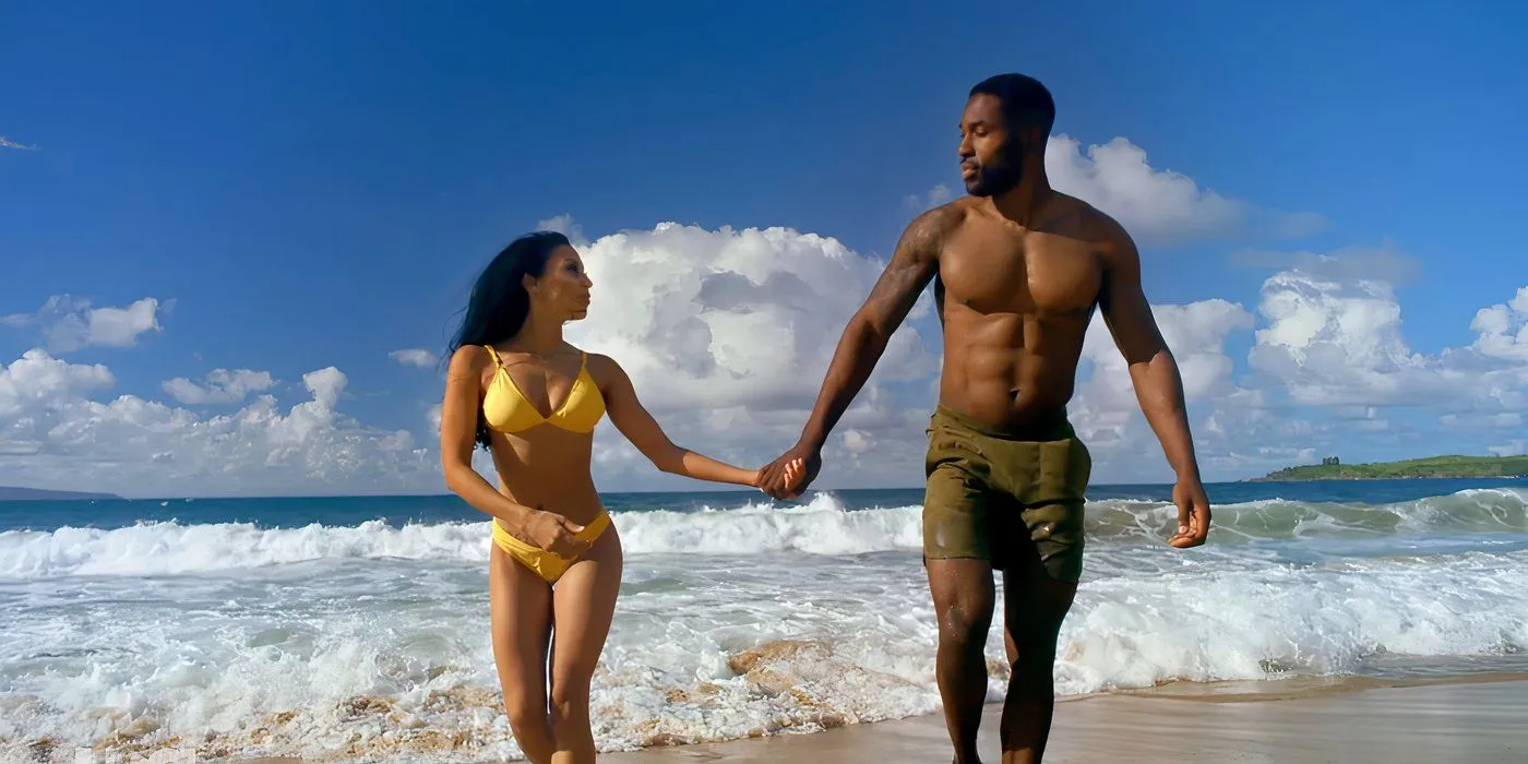 Javen Butler and Shari Ligons on the beach in USA Network's Temptation Island Javen Butler and Shari Ligons on the beach in USA Network's Temptation Island