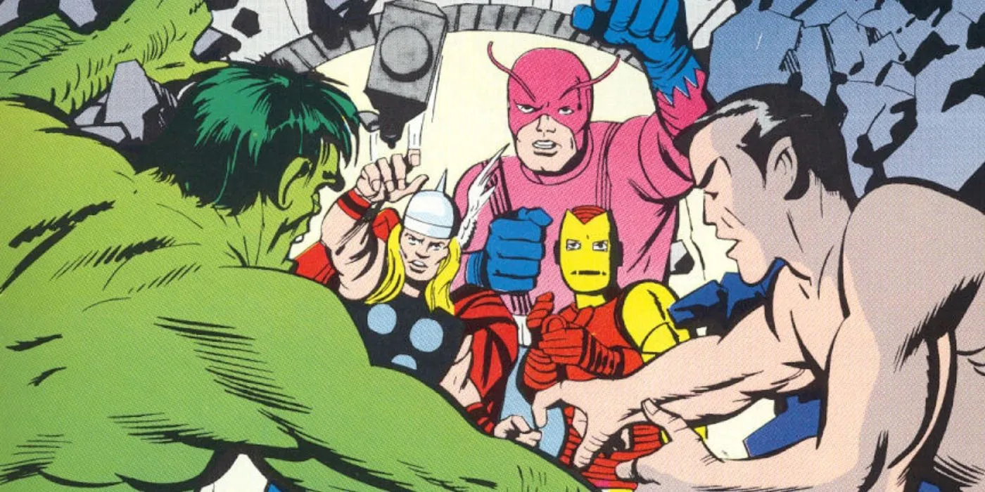 Namor and the Hulk teaming up on the Avengers.