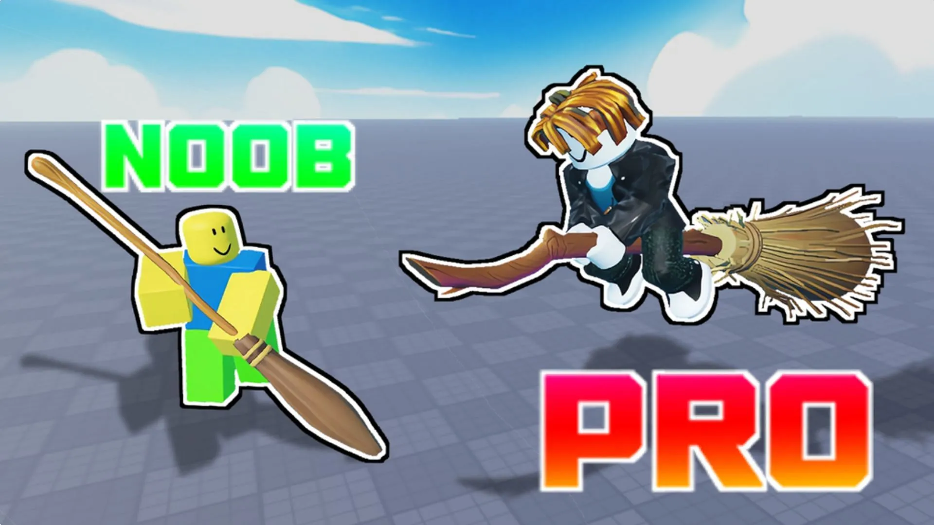Get free potions in Broomstick Race Simulator (Image via Roblox)