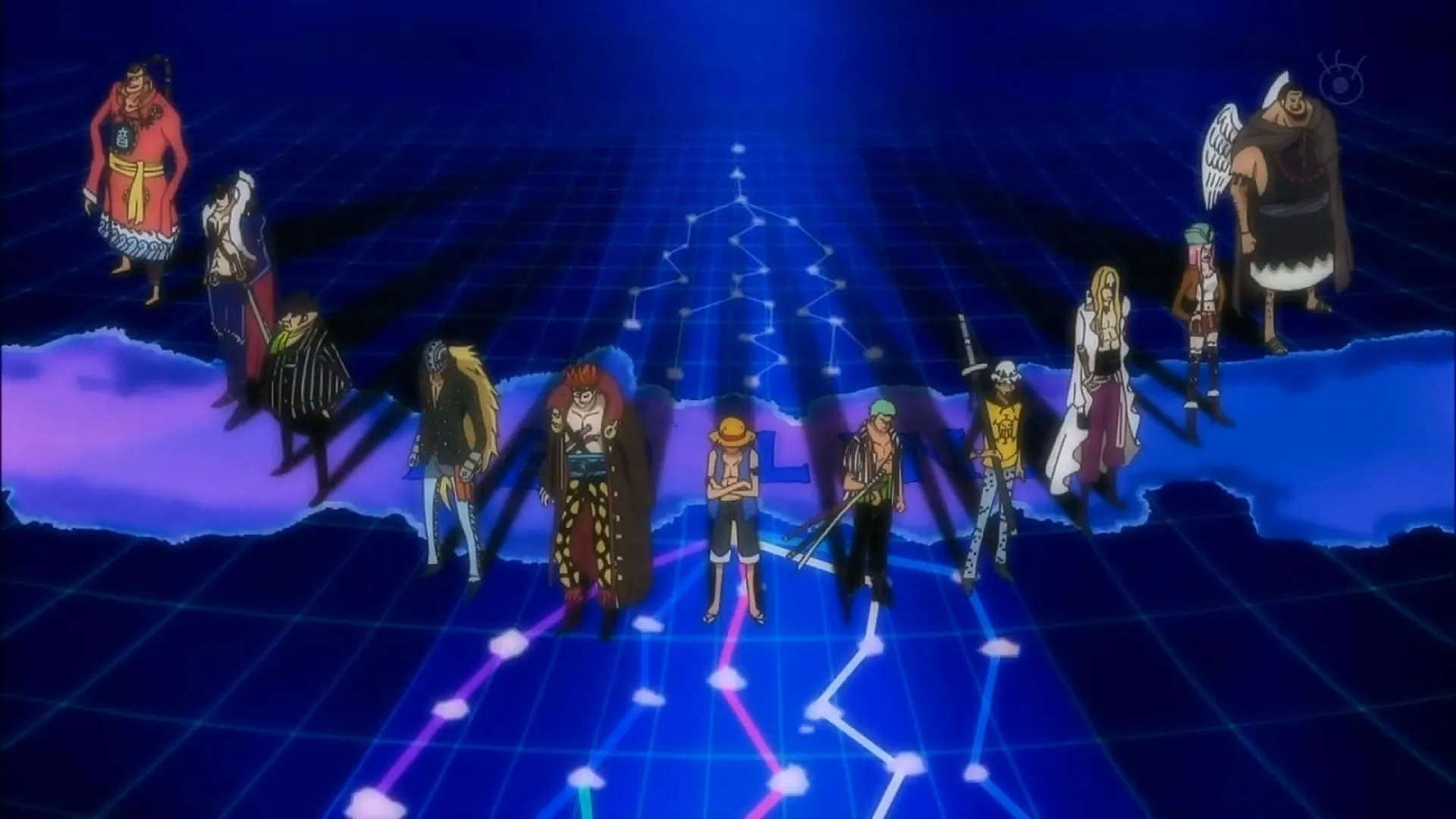 The Worst Generation is made up of the eleven super rookies and Blackbeard (Image via Toei Animation) The Worst Generation is made up of the eleven super rookies and Blackbeard (Image via Toei Animation)