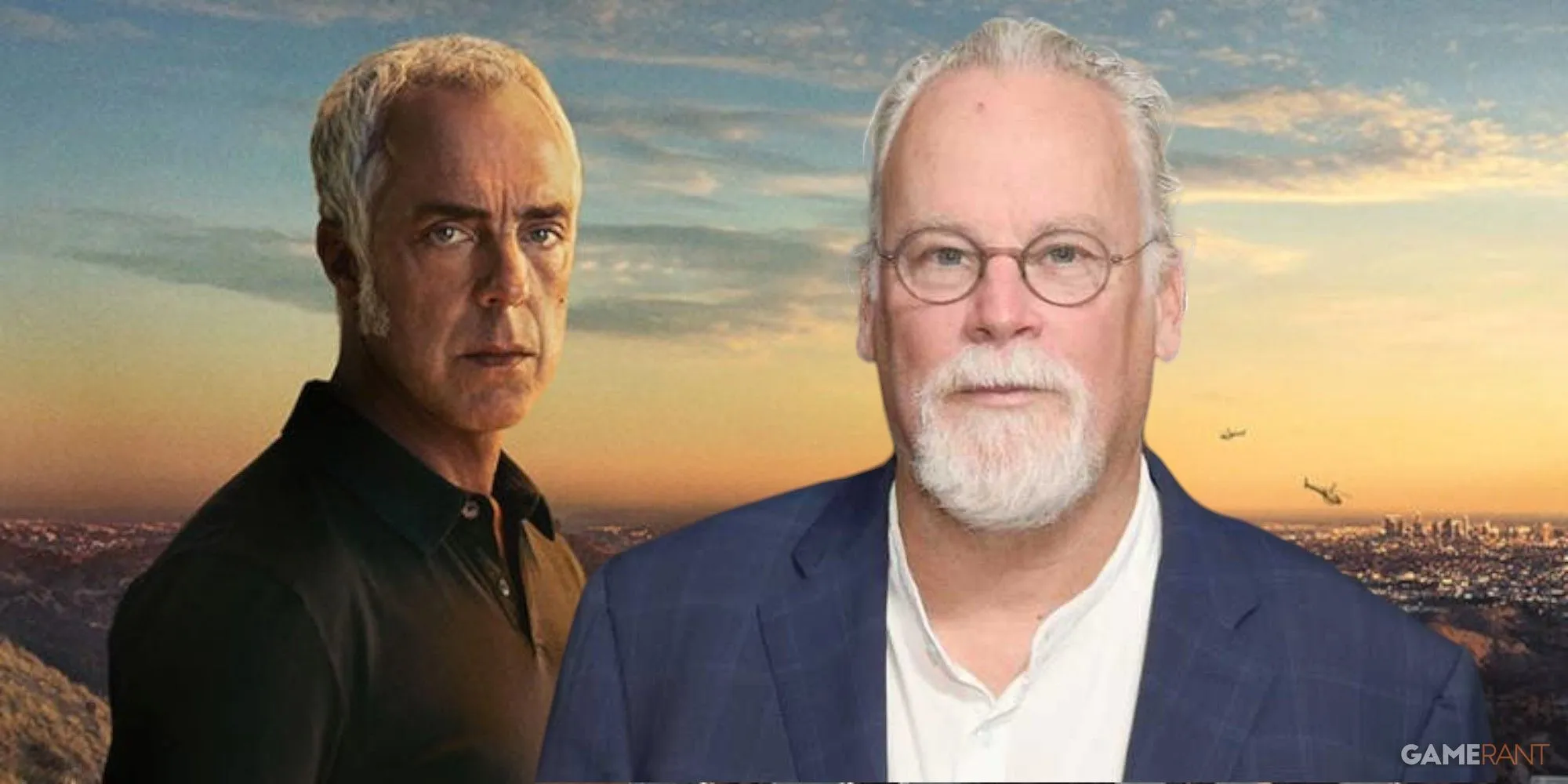 Michael Connelly with Harry Bosch character