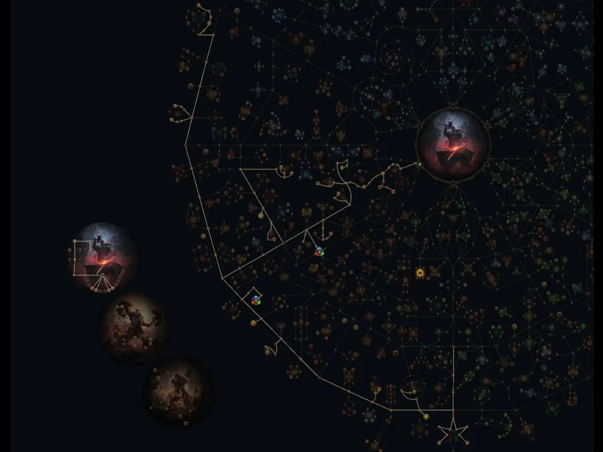 Passive Node Progression Tree