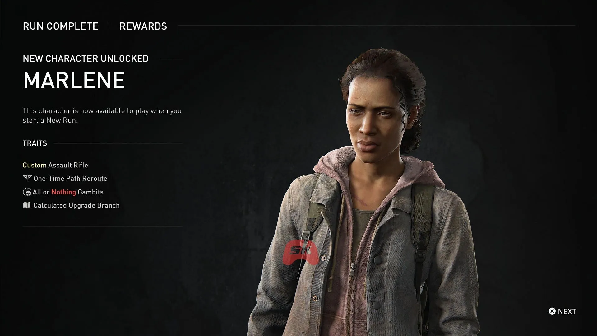 Marlene is a risk-taker armed with a powerful assault rifle (Image via Sony Interactive Entertainment || Sportskeeda Gaming)