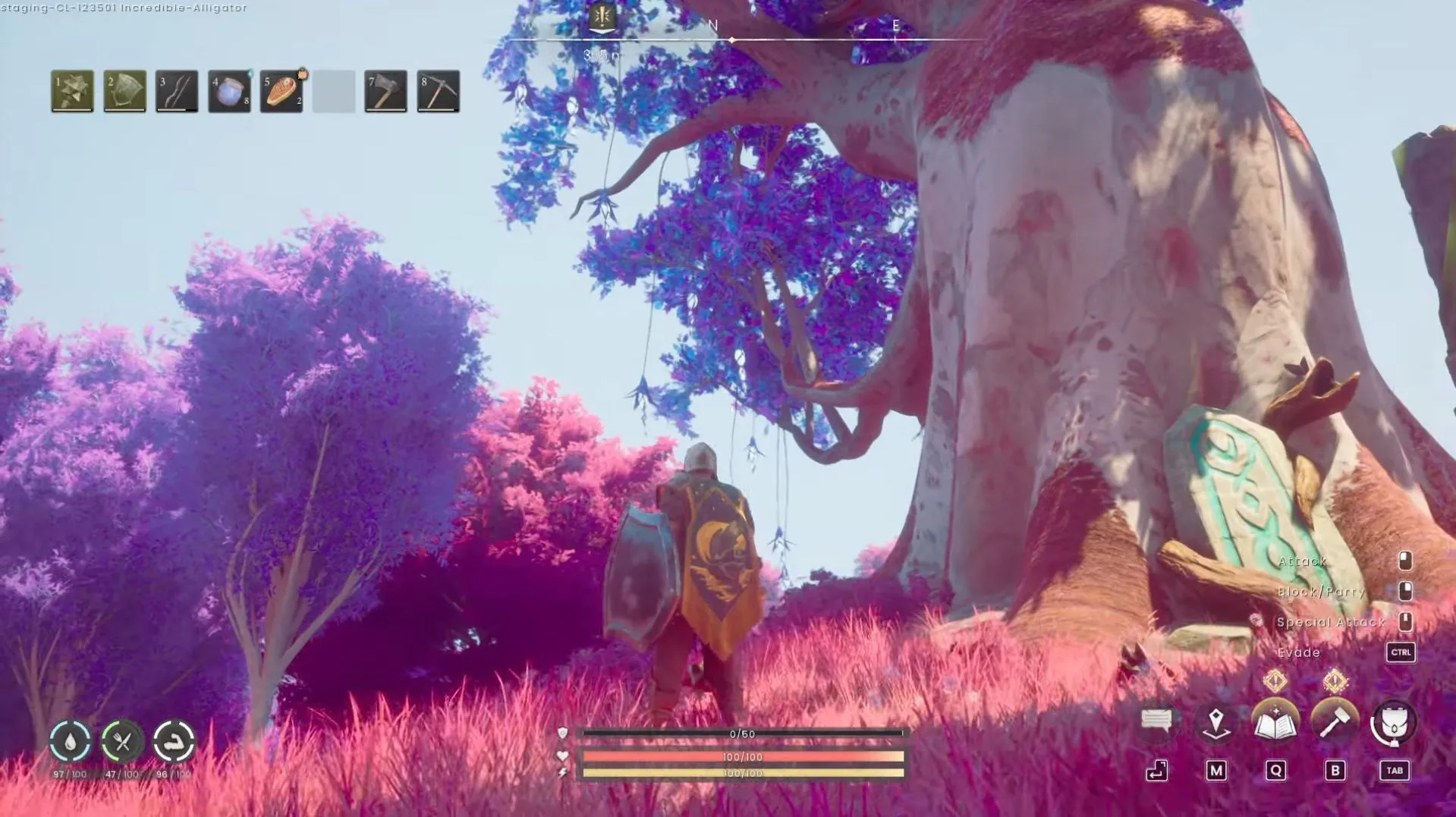 An Anima Tree in Fractured Plains (Image via Jagex || YouTube/@MonkeyKingHero)
