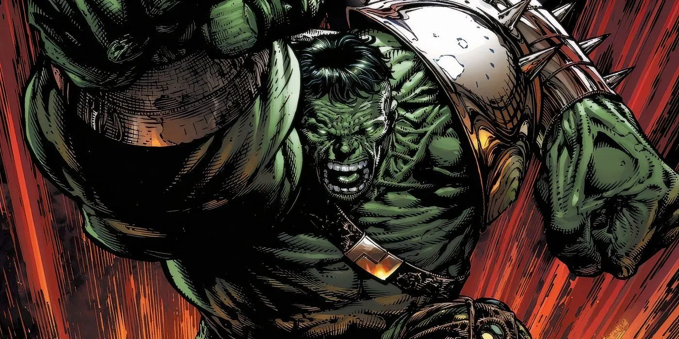 The Green Scar aka Hulk from World War Hulk with gladiator armor. The Green Scar aka Hulk from World War Hulk with gladiator armor.
