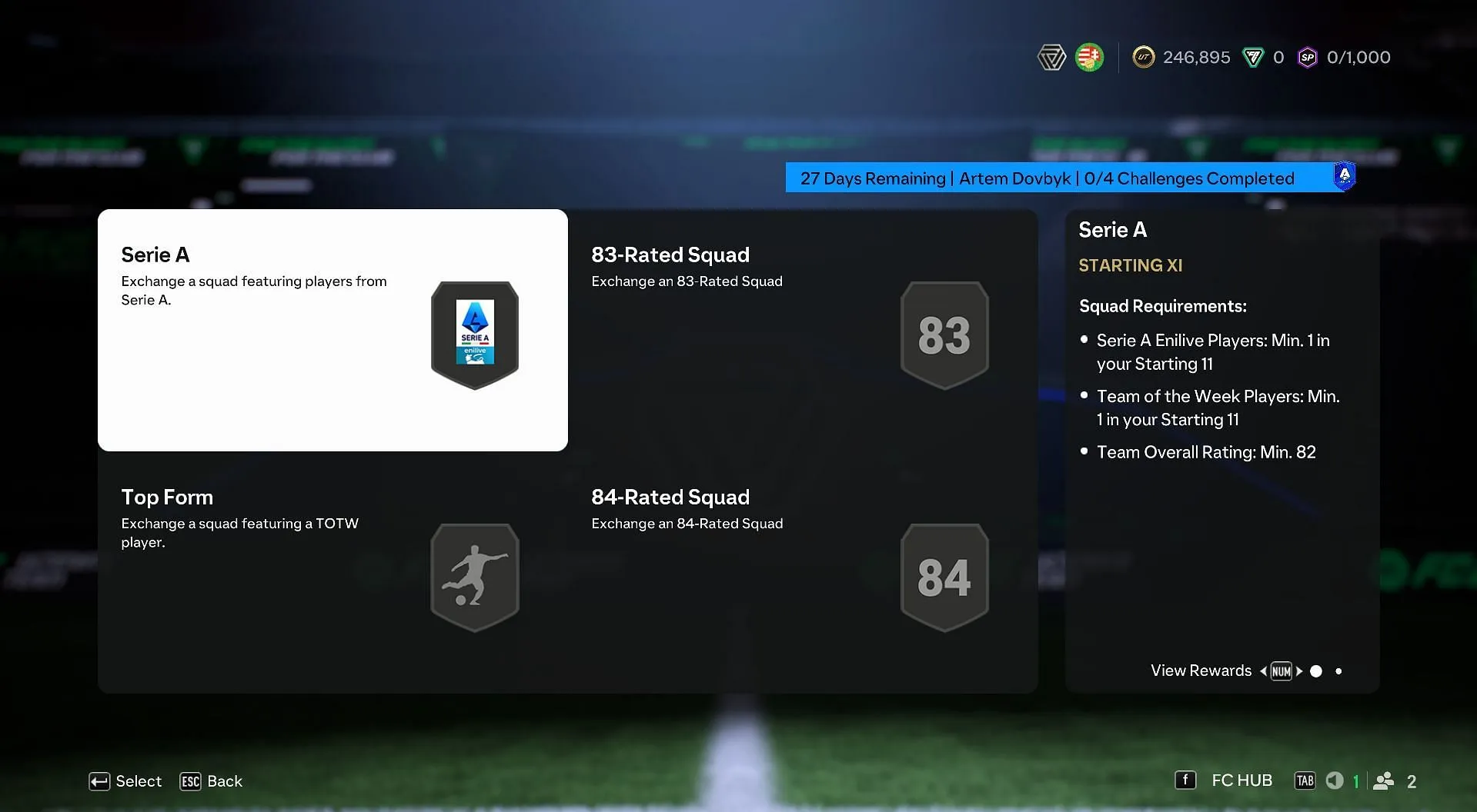 Tasks to complete the Dovbyk POTM SBC (Image via EA Sports)