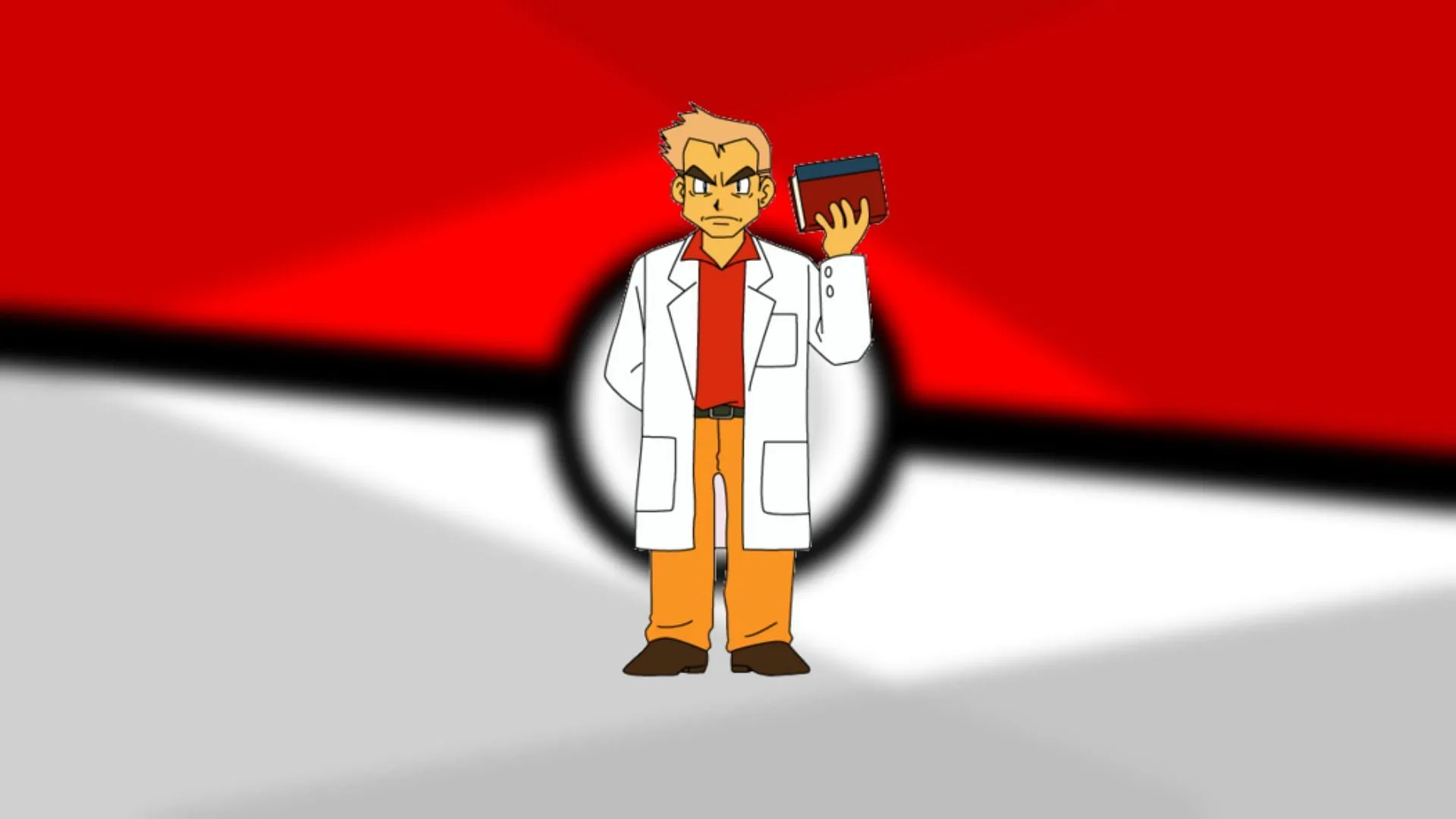 Professor Oak in his original design (Image via The Pokemon Company)