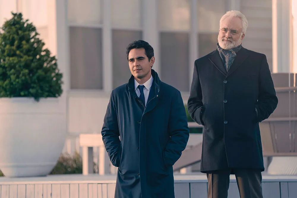 Bradley Whitford and Max Minghella in The Handmaid's Tale