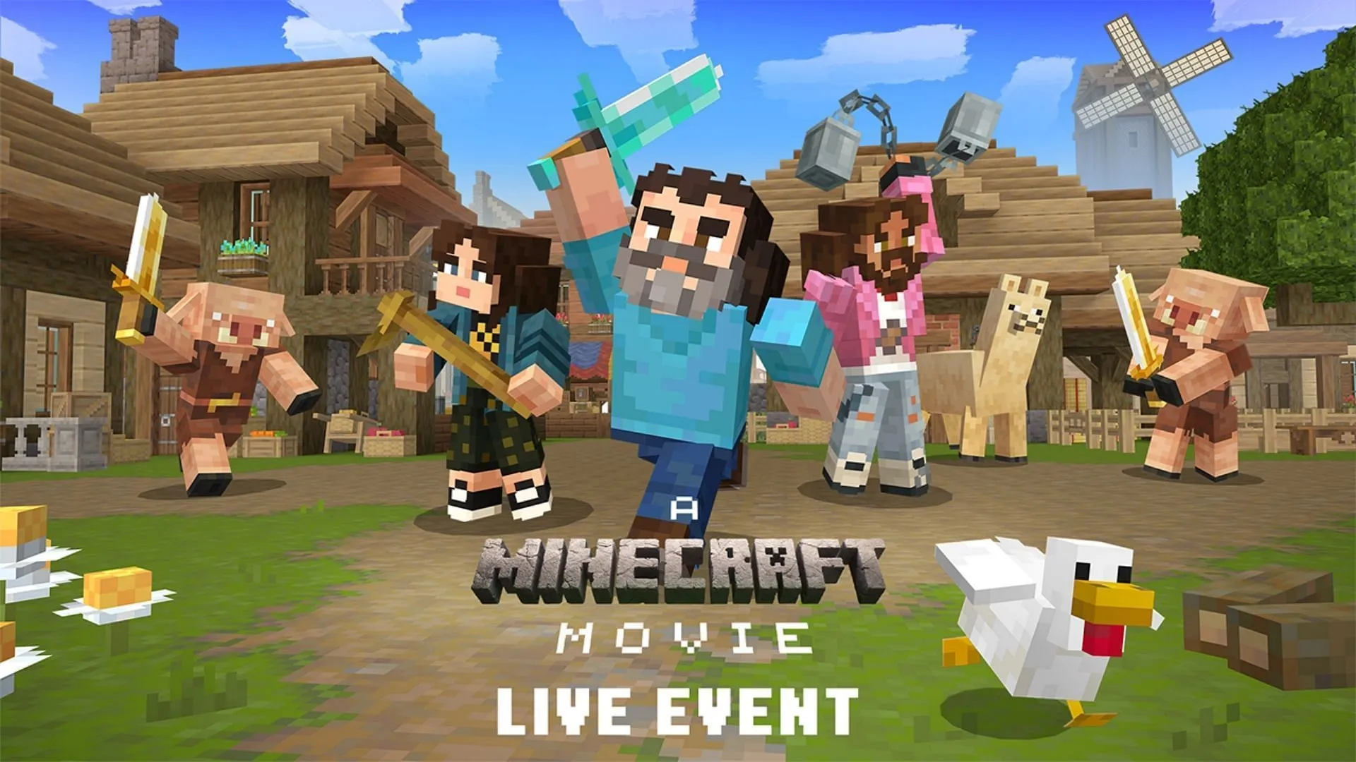 Try these mods and add-ons to add elements, features, and even characters from the film (Image via Mojang Studios) Try these mods and add-ons to add elements, features, and even characters from the film (Image via Mojang Studios)