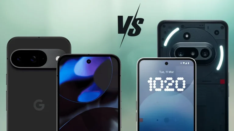 Google Pixel 9A vs Nothing Phone 3A: A Comparison of Top Android Smartphones