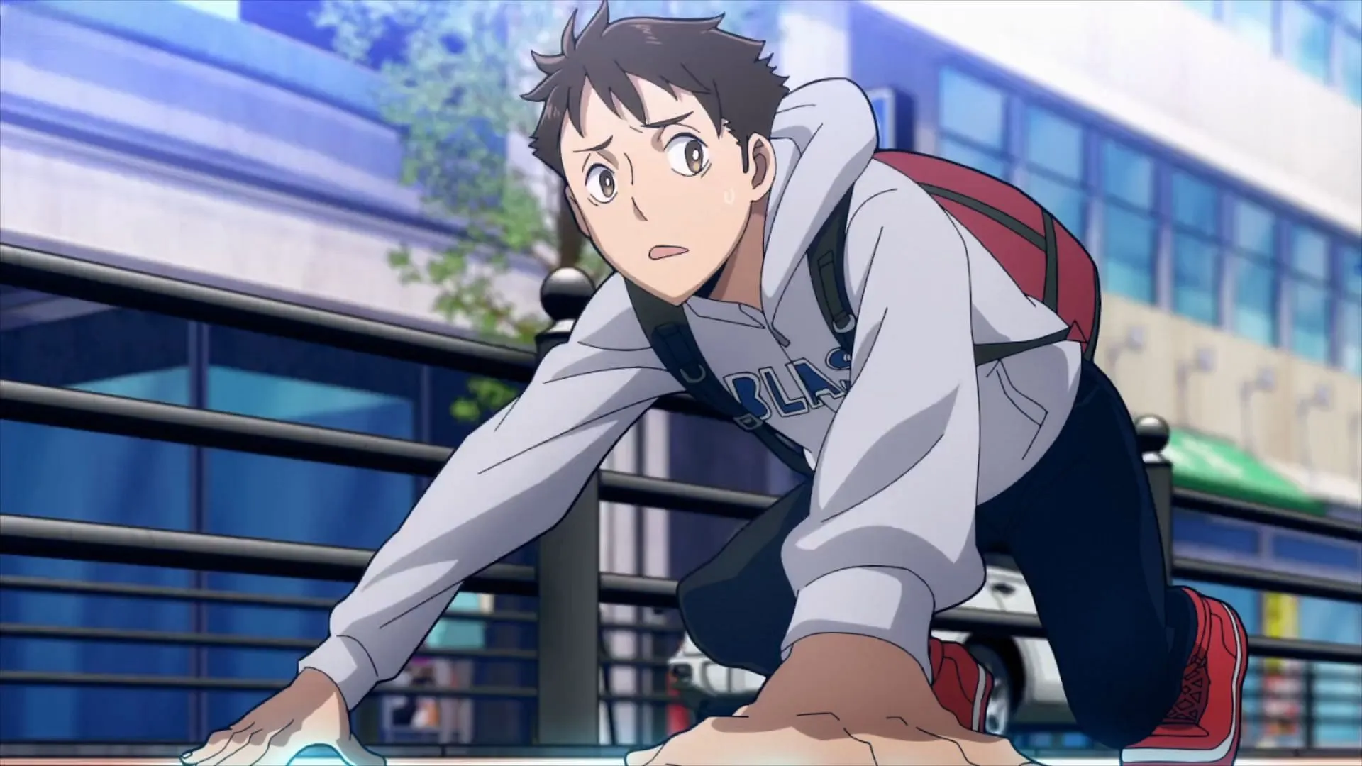 Koichi as seen in My Hero Academia: Vigilantes episode 1 (Image via Bones Film) Koichi as seen in My Hero Academia: Vigilantes episode 1 (Image via Bones Film)