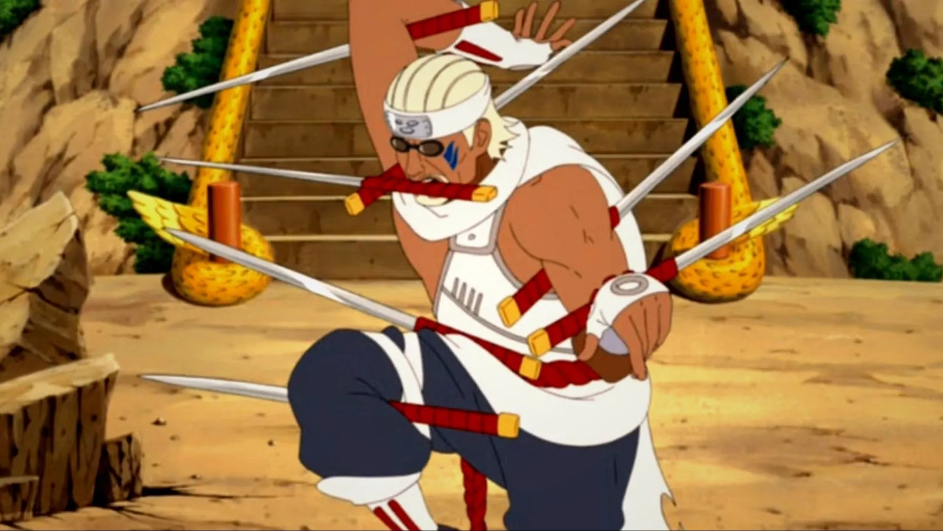 Killer Bee's Taijutsu skills are unmatched (Image via Pierrot)