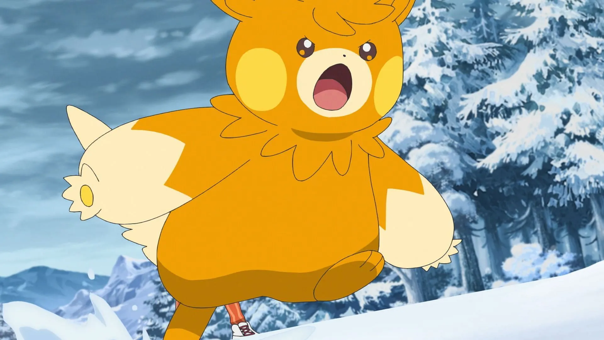 Nemona's Pawmot in the Pokemon anime (Image via The Pokemon Company)