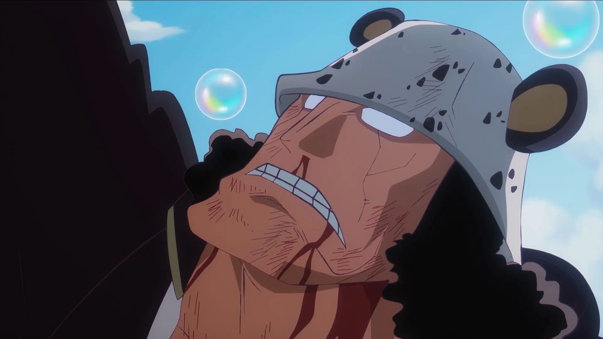Kuma as seen in anime (Image via Toei Animation) Kuma as seen in anime (Image via Toei Animation)
