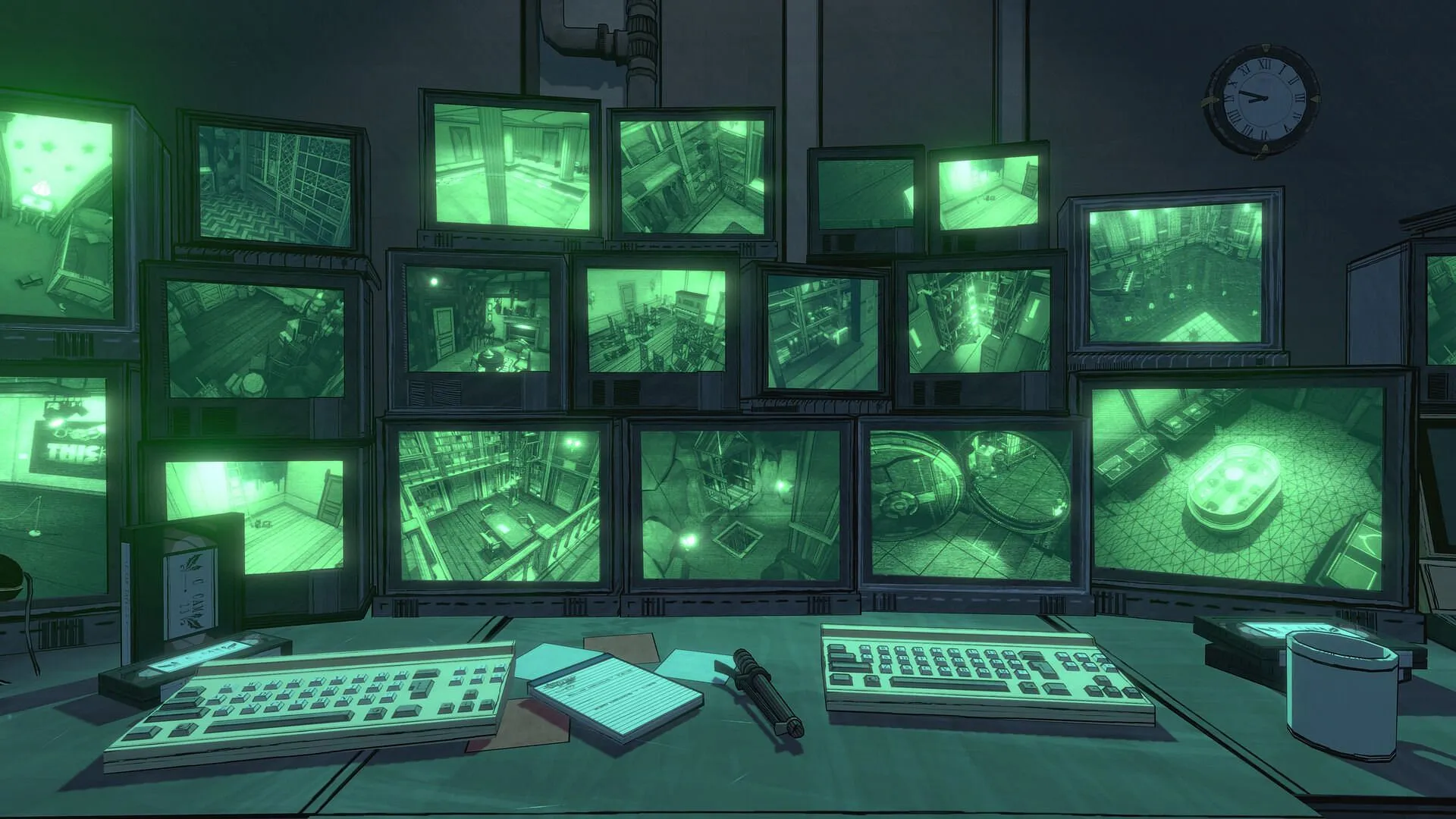 You need to search the security room to activate the switch (Image via Raw Fury) You need to search the security room to activate the switch (Image via Raw Fury)