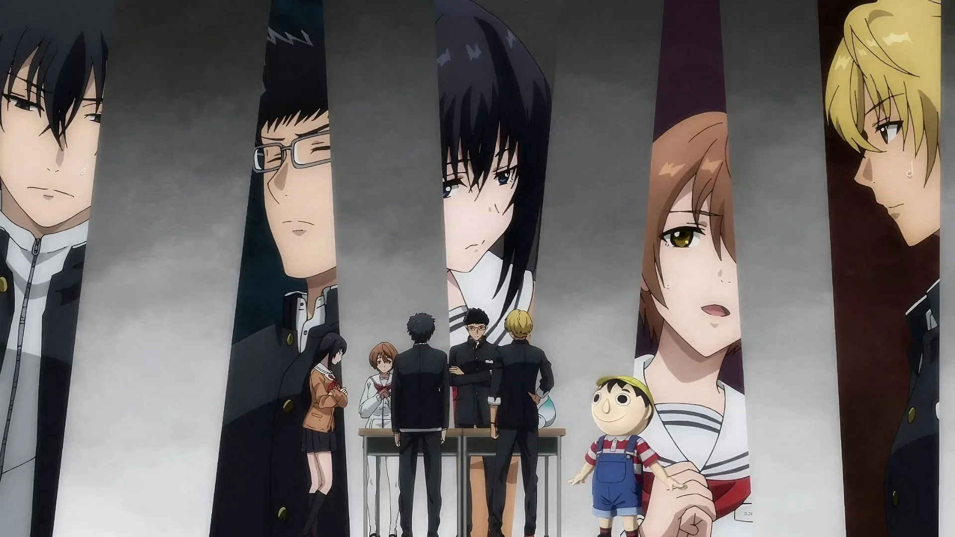 Psychological thriller anime Tomodachi Game (Image via Okuruto Noboru)