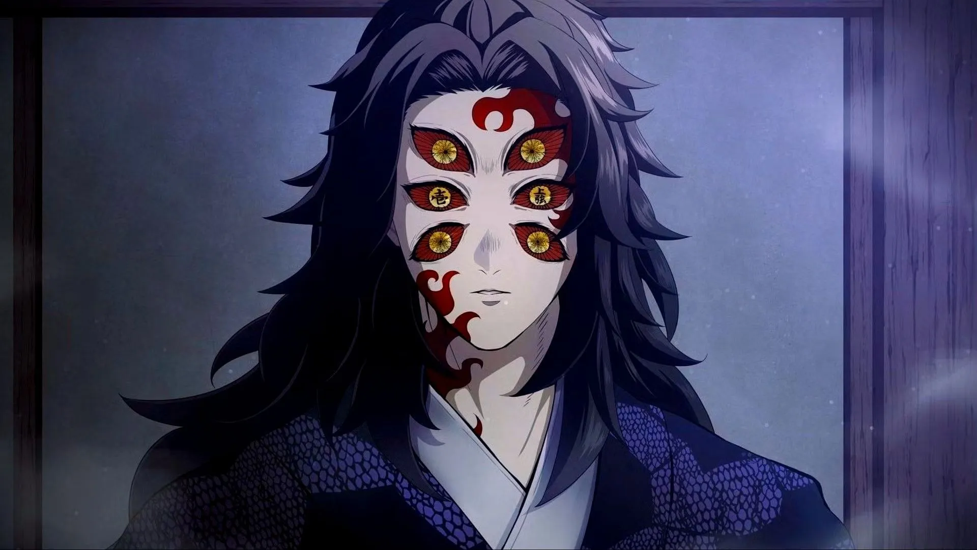 Kokushibo embodies Envy in Demon Slayer (Image via Ufotable)