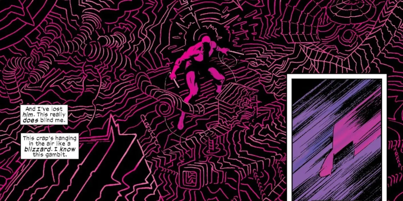 Daredevil comic scene