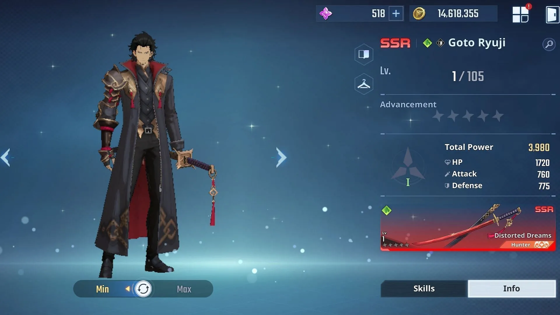 Goto Ryuji in Solo Leveling Arise (Image via Netmarble)