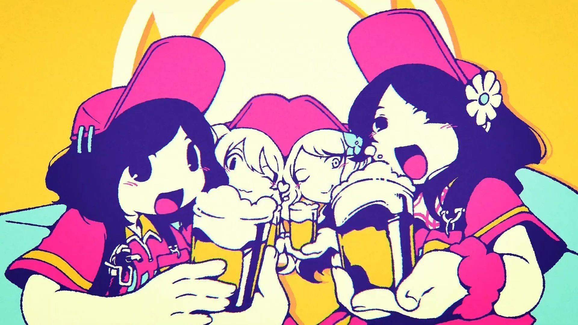 Beer girls during the opening scene of the first episode Beer girls during the opening scene of the first episode