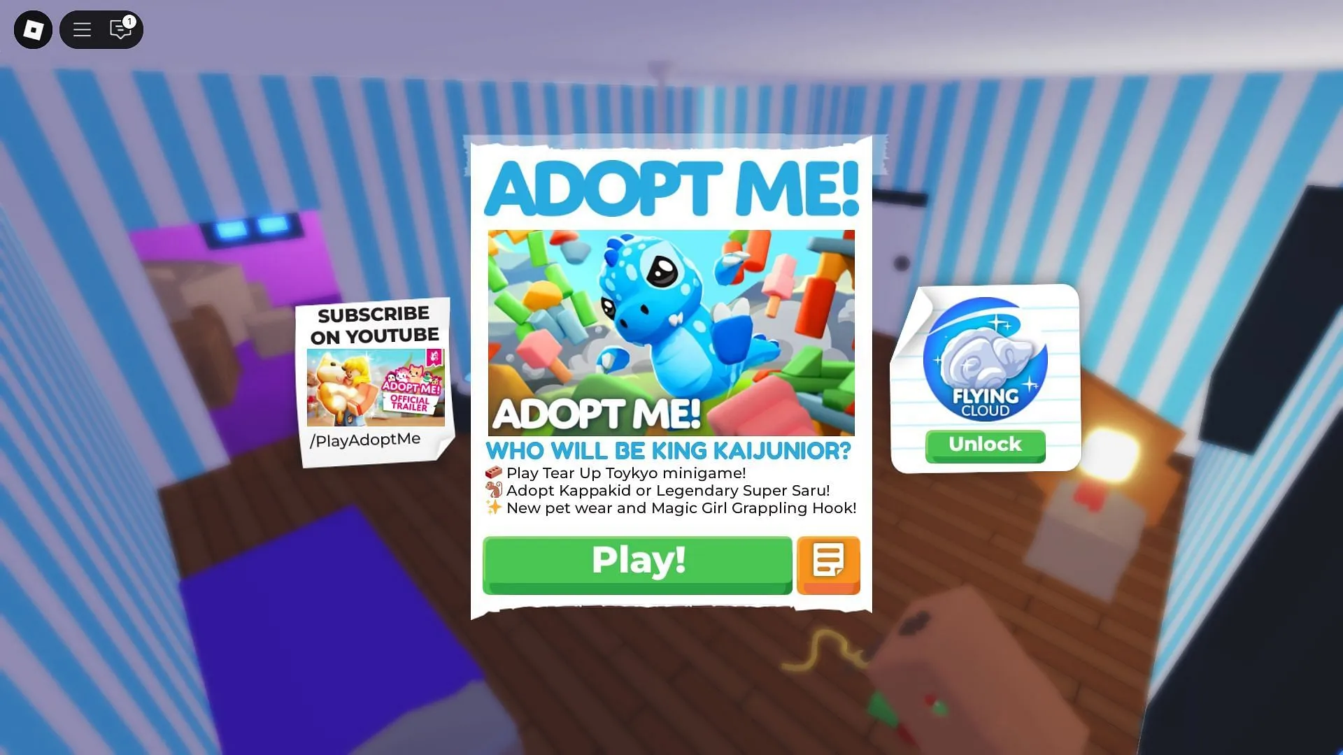 In-game titles (Image via Roblox)