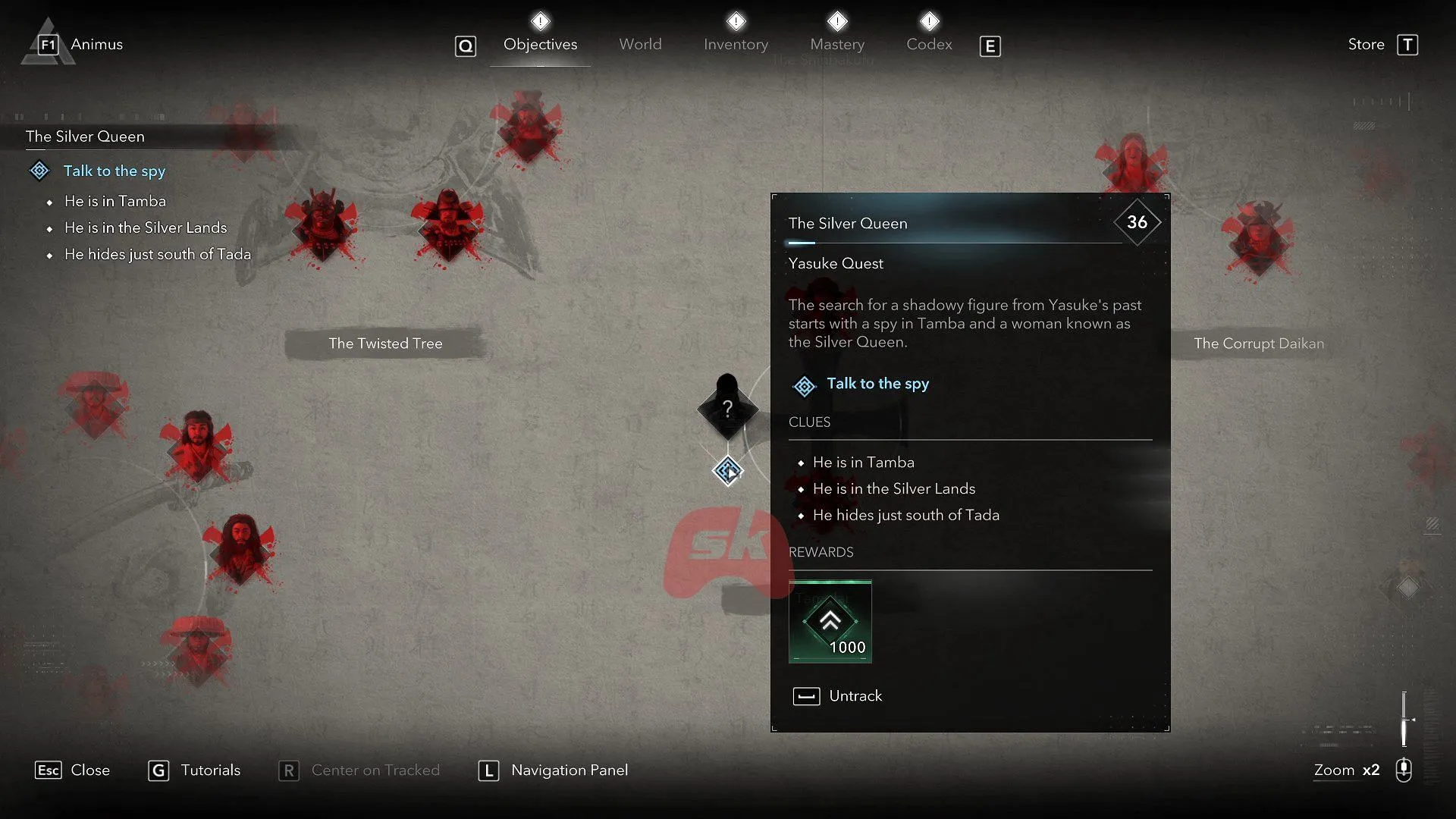 Start the quest from the Templar objective board (Image via Sportskeeda Gaming // Ubisoft) Start the quest from the Templar objective board (Image via Sportskeeda Gaming // Ubisoft)