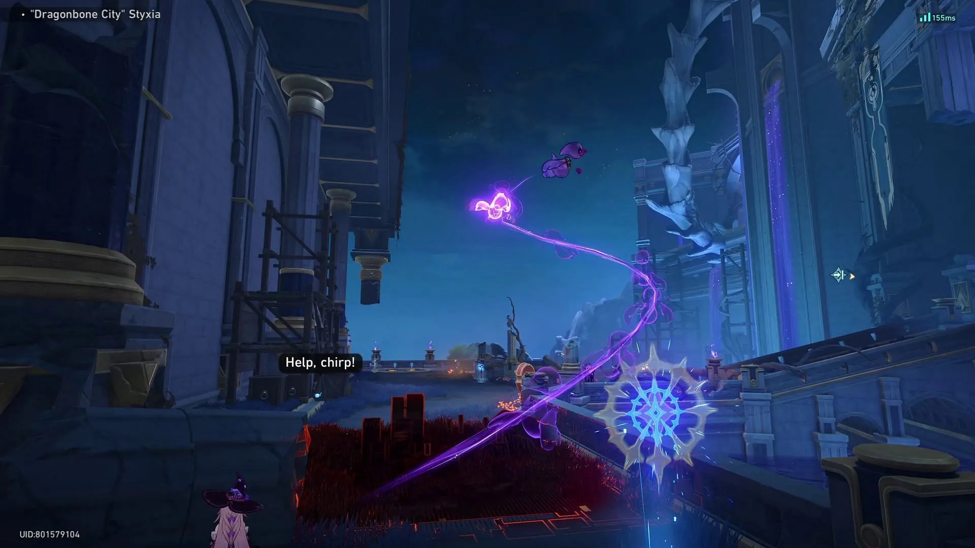 The second Spirithief is near an area corrupted by the Dark Tide (Image via HoYoverse)