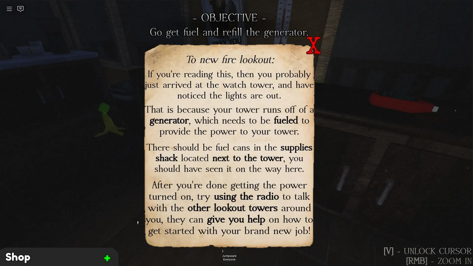 Codes for Short Horror Games would be quite valuable (Image via Roblox) Codes for Short Horror Games would be quite valuable (Image via Roblox)