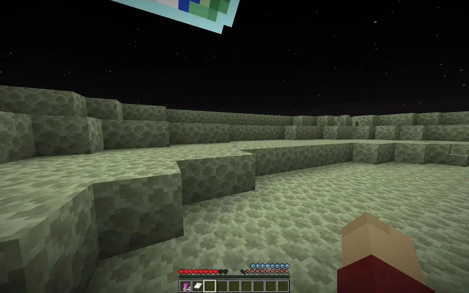 Moon dimension in The Vote Update (Image via Mojang)