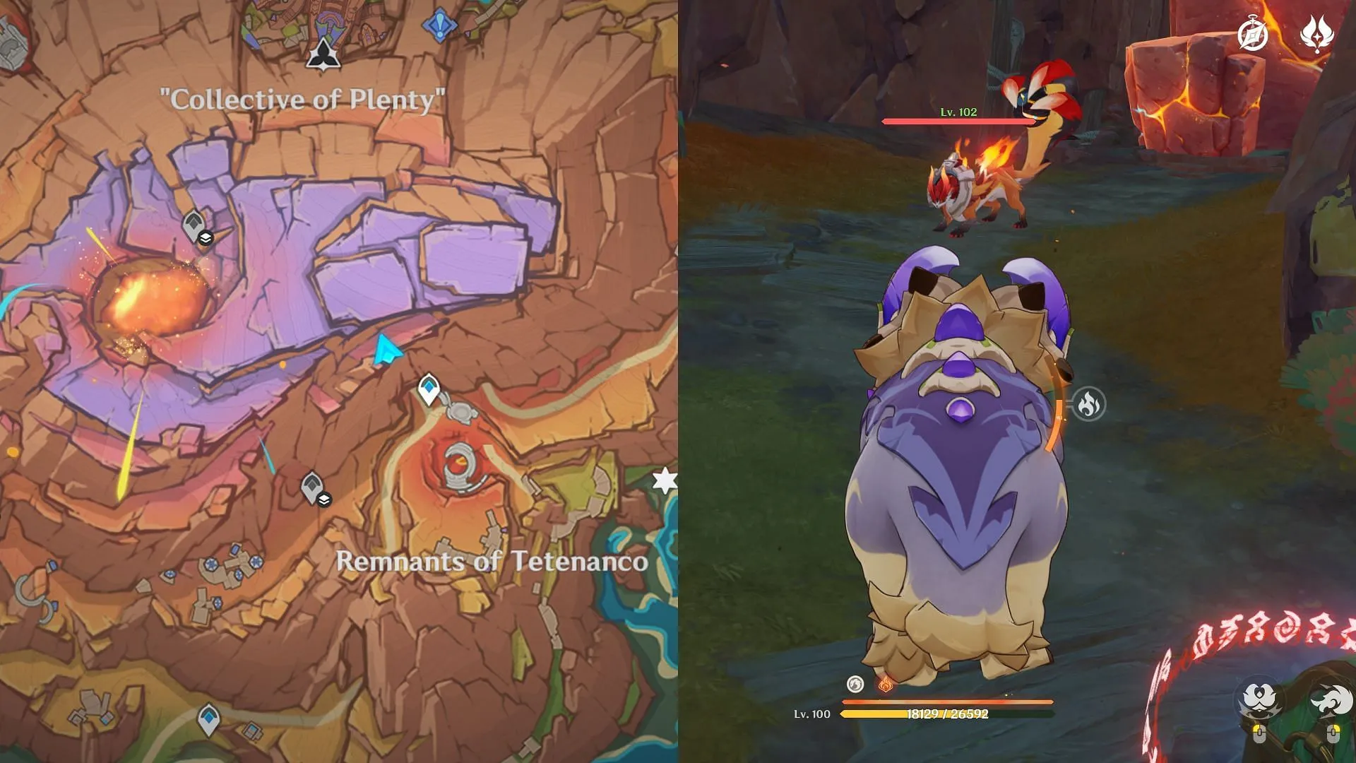 Time your attack with the Furnace Shell Mountain Weasel