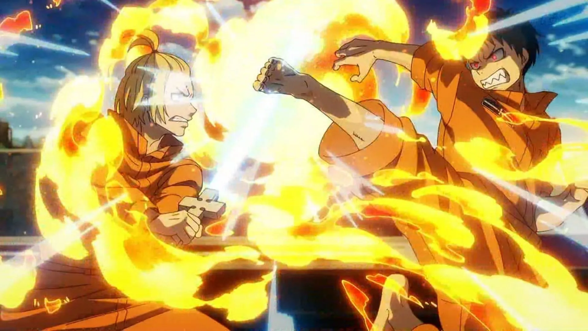 Shinra and Arthur together