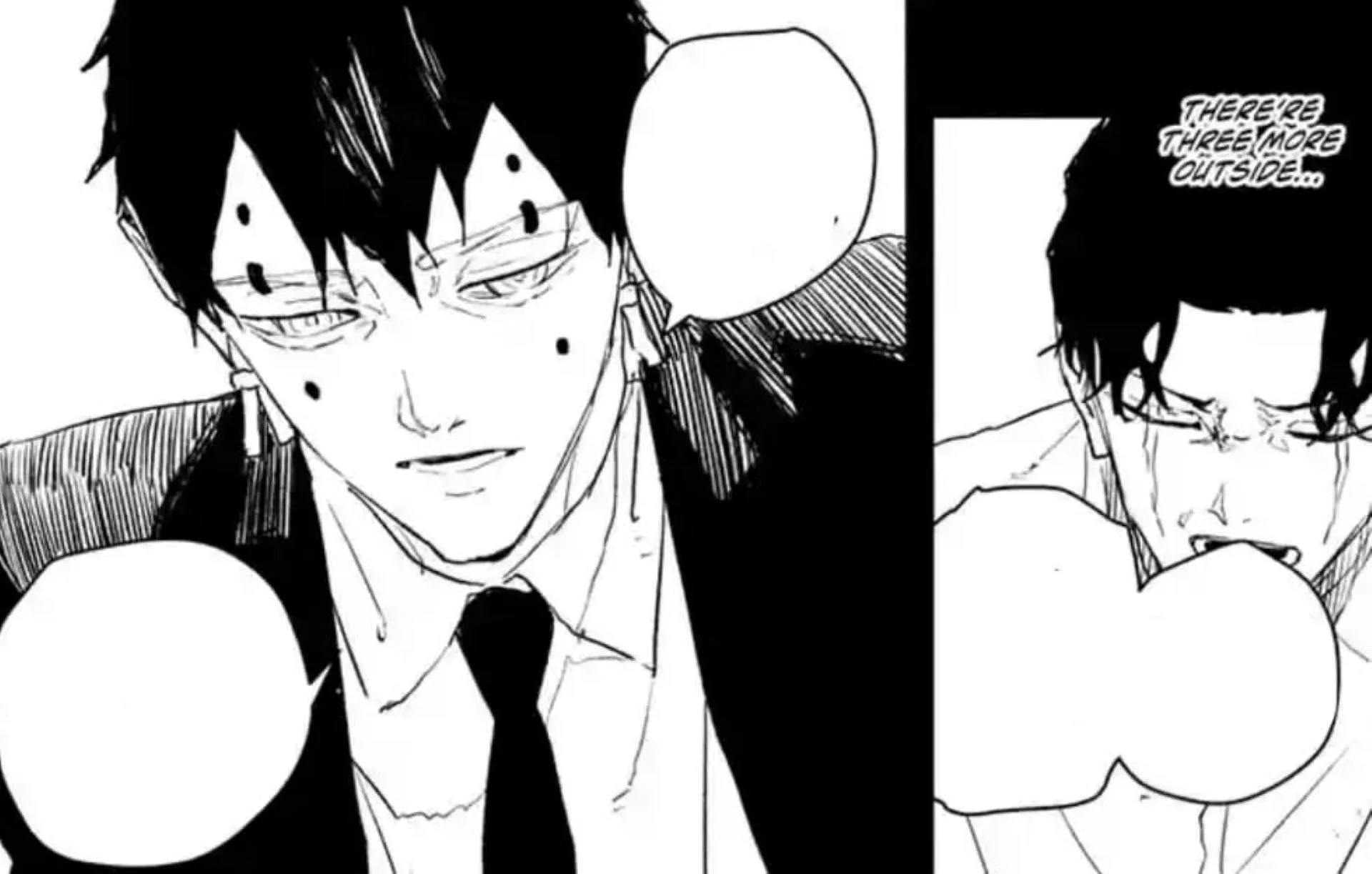 Yura and Samura in the chapter (Image via Shueisha)