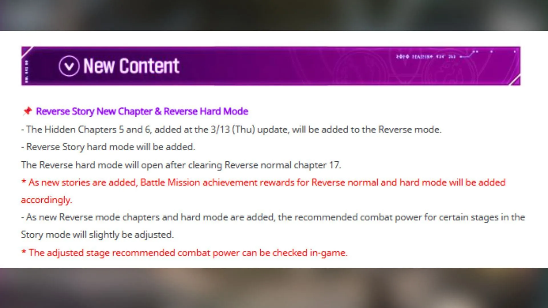 New content in the April 10 update (Image via Netmarble)