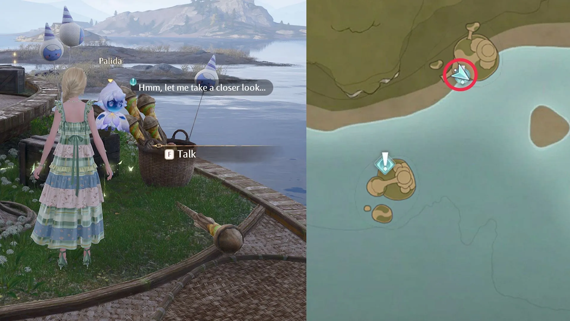 Location of Photo Investigation: Dance the Hat Off quest (Image via Sportskeeda Gaming/Infold Games)